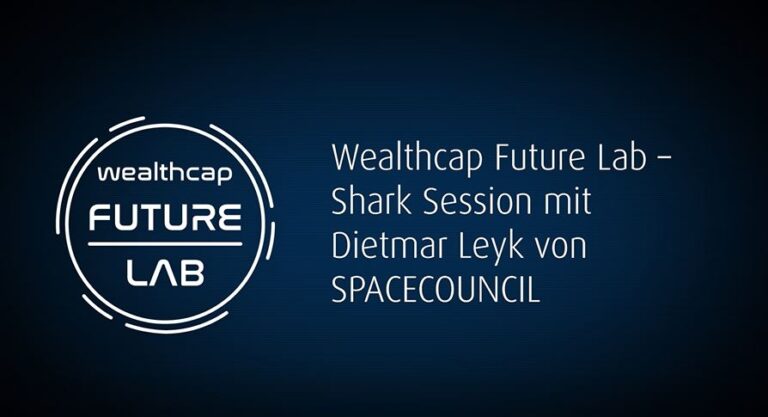 Wealth­cap Future Lab - Shark Ses­si­on mit Diet­mar Leyk von SPACECOUNCIL